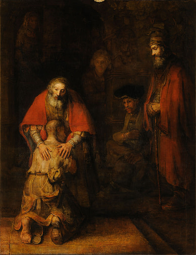 The Return of the Prodigal Son painting by Rembrandt