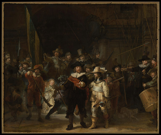 The Night Watch painting by Rembrandt