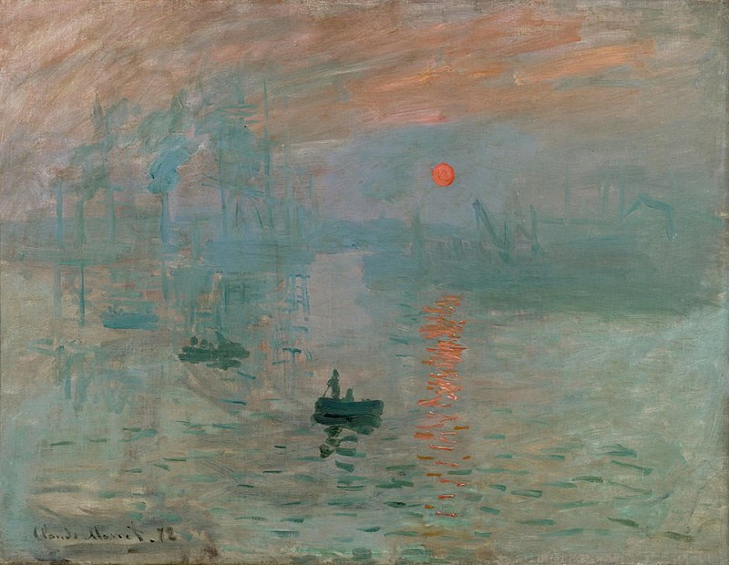 Impression, Sunrise painting by Claude Monet